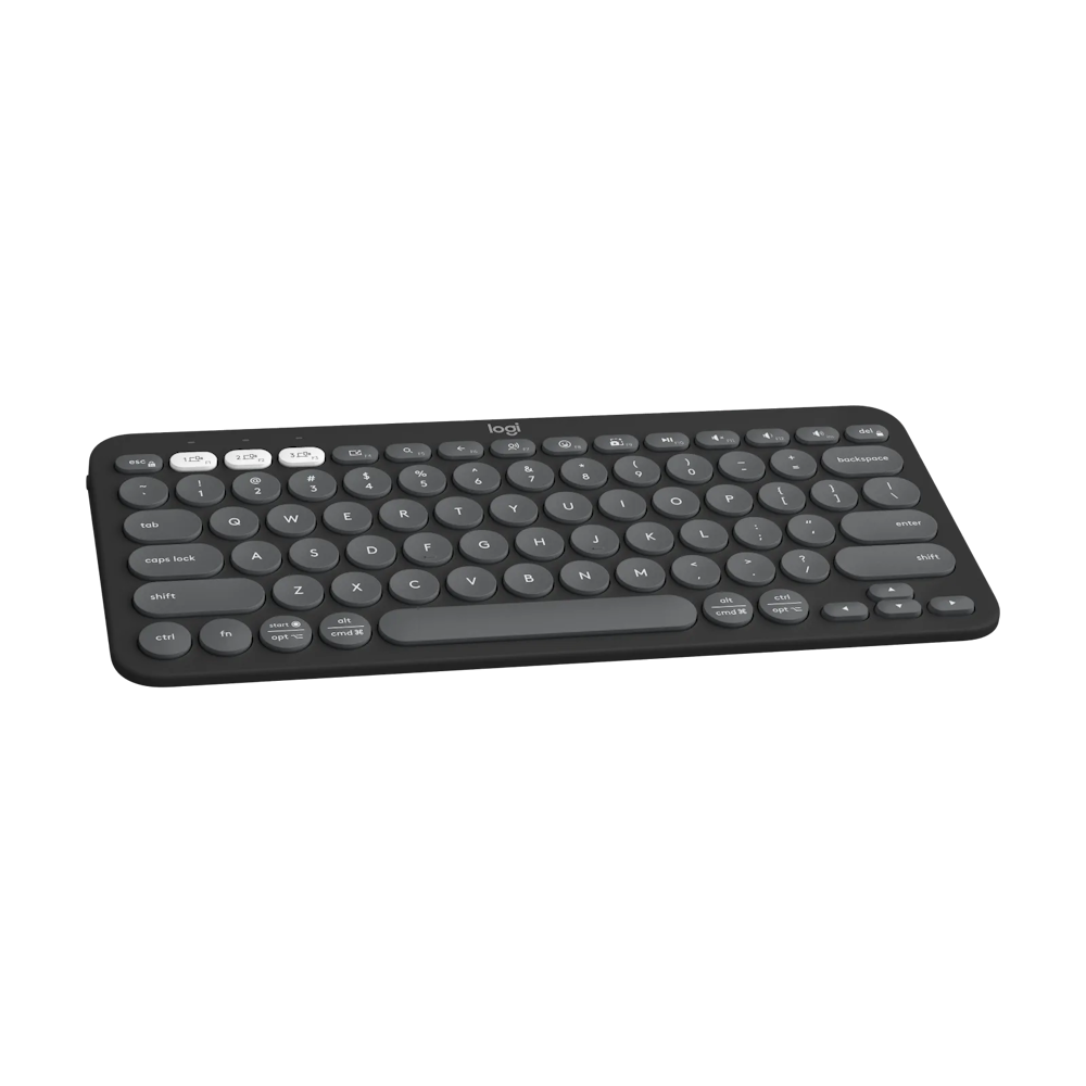 A large main feature product image of Logitech Pebble Keys 2 K380s - Tonal Graphite