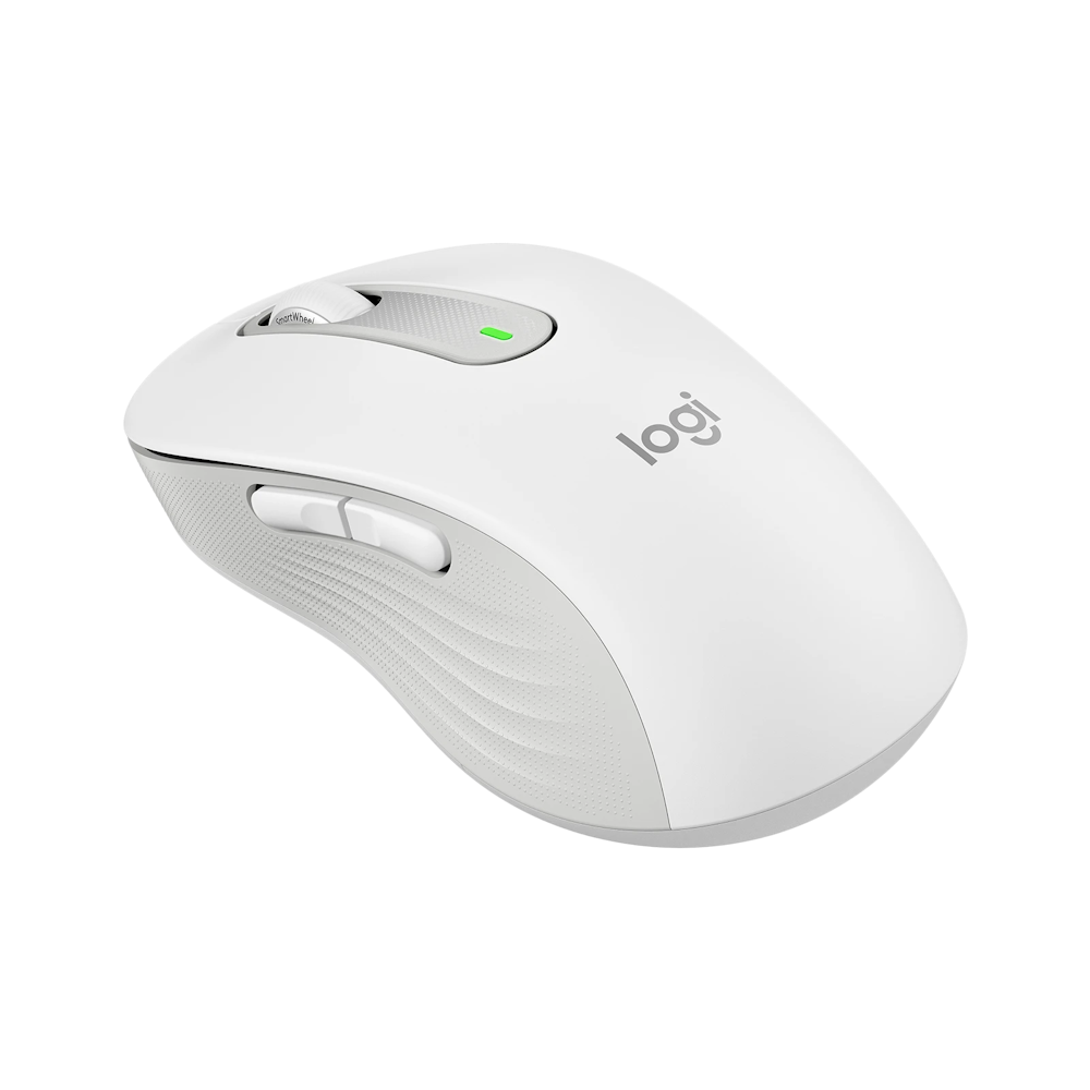 A large main feature product image of Logitech Signature M650 Large Wireless Mouse - Off-White