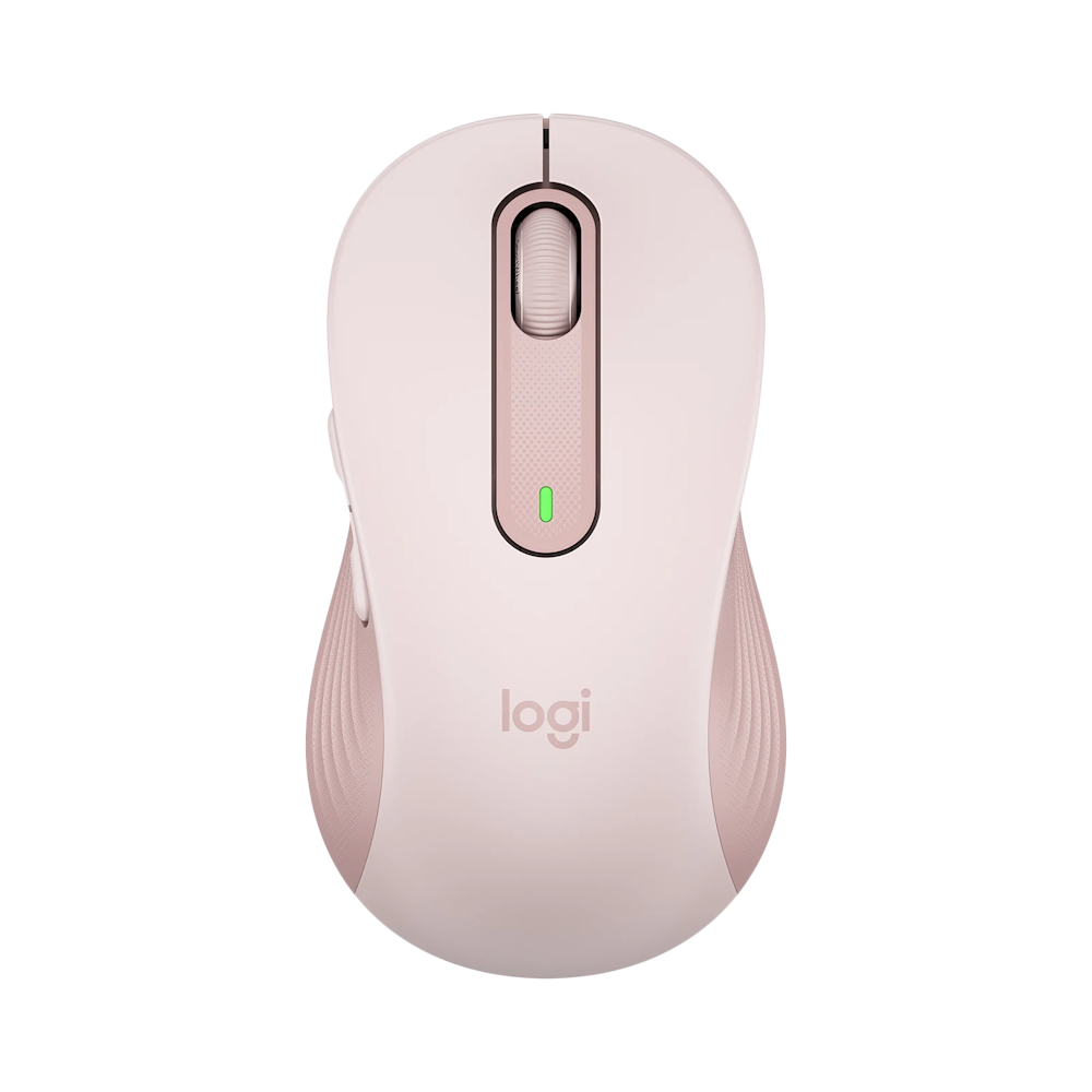 A large main feature product image of Logitech Signature M650 Large Wireless Mouse - Rose