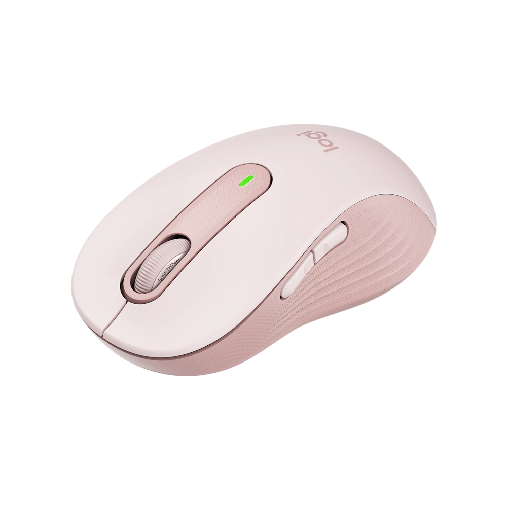 A large main feature product image of Logitech Signature M650 Large Wireless Mouse - Rose
