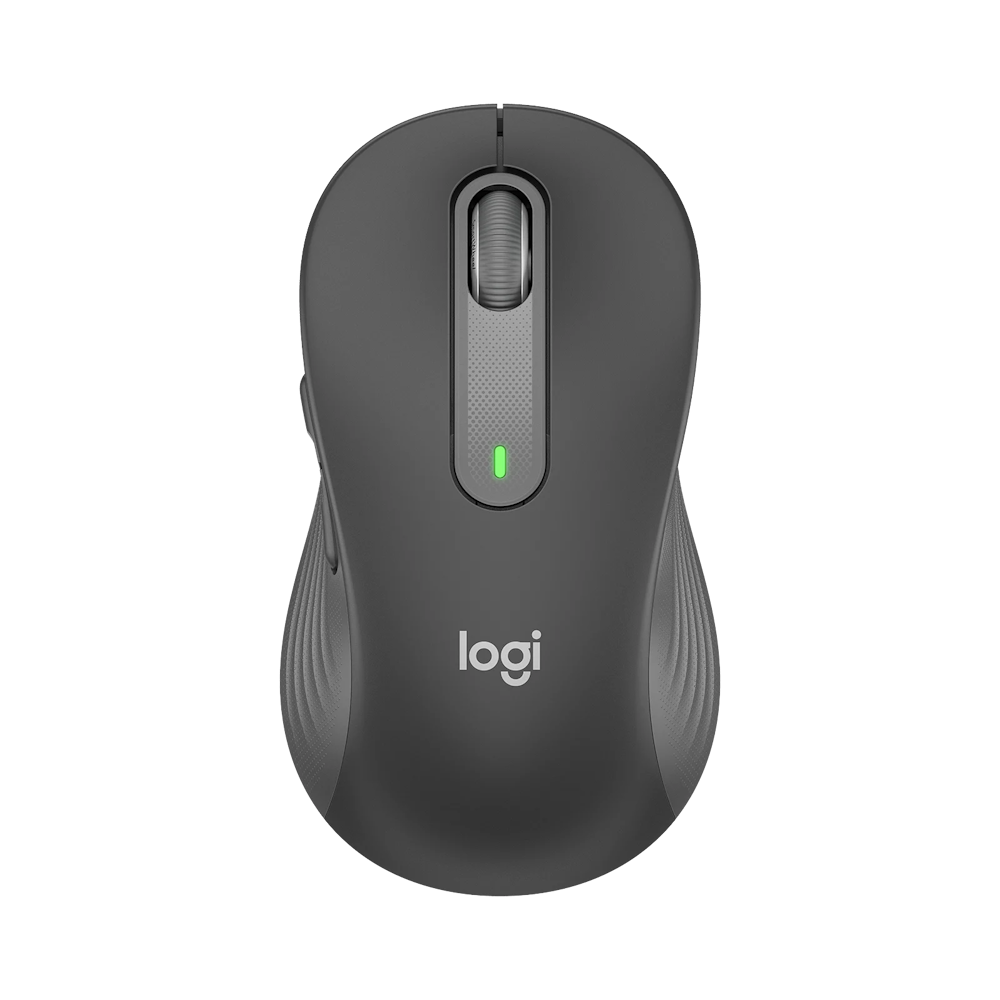 A large main feature product image of Logitech Signature M650 Large Wireless Mouse - Graphite