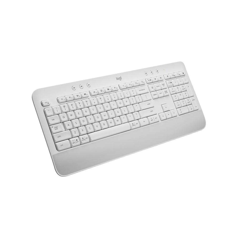 A large main feature product image of Logitech Signature K650 Wireless Comfort Keyboard - Off White