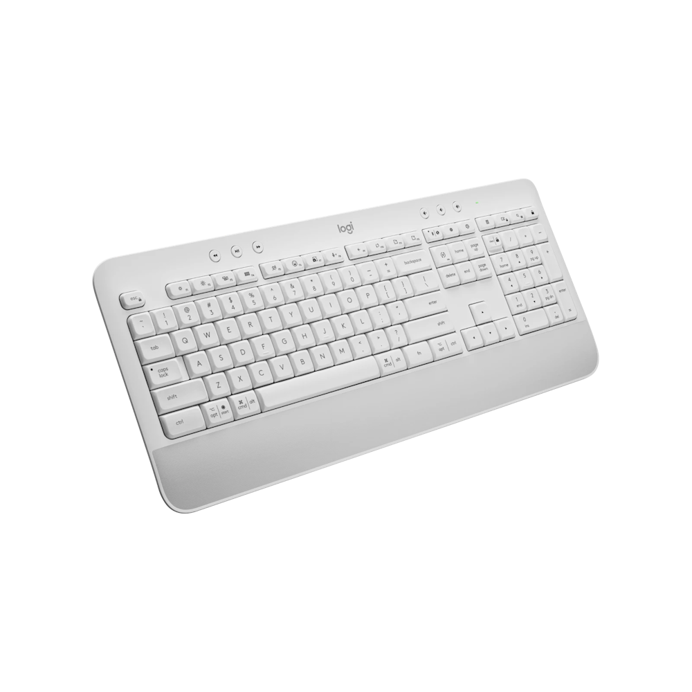 A large main feature product image of Logitech Signature K650 Wireless Comfort Keyboard - Off White