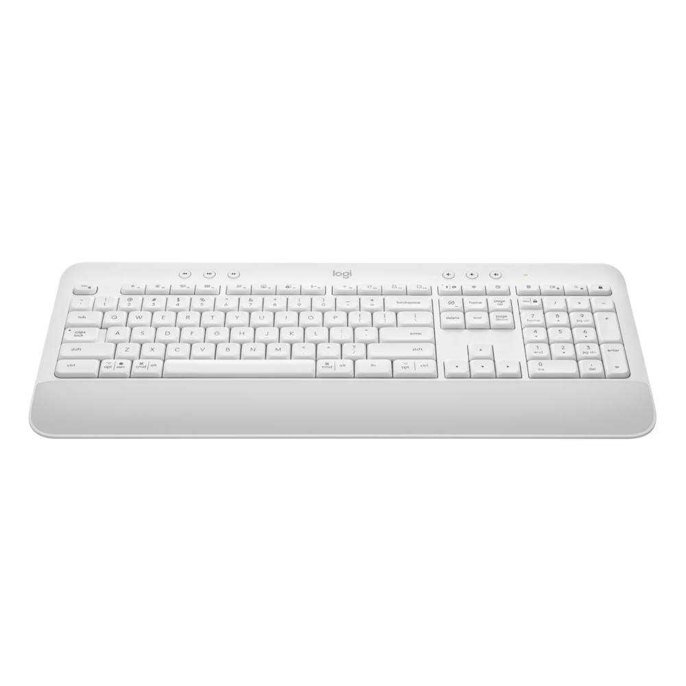 A large main feature product image of Logitech Signature K650 Wireless Comfort Keyboard - Off White