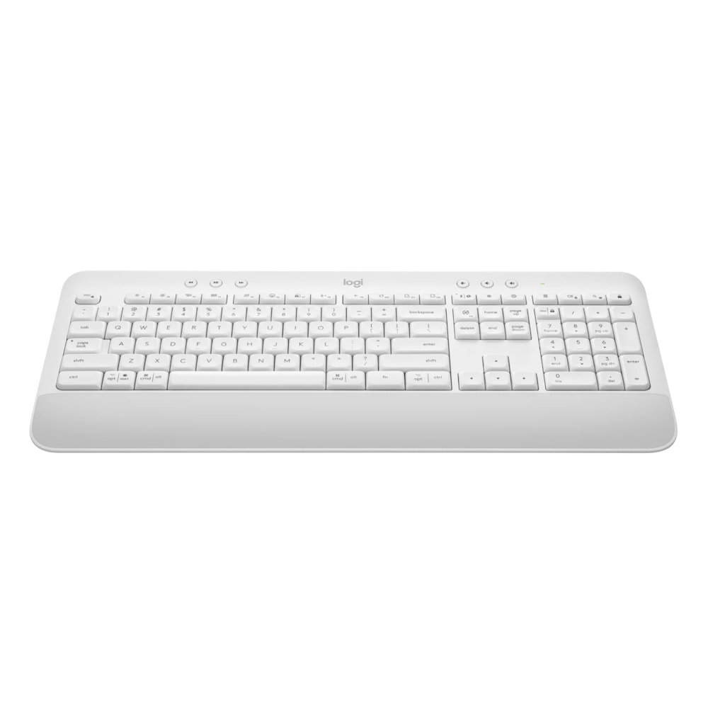 A large main feature product image of Logitech Signature K650 Wireless Comfort Keyboard - Off White