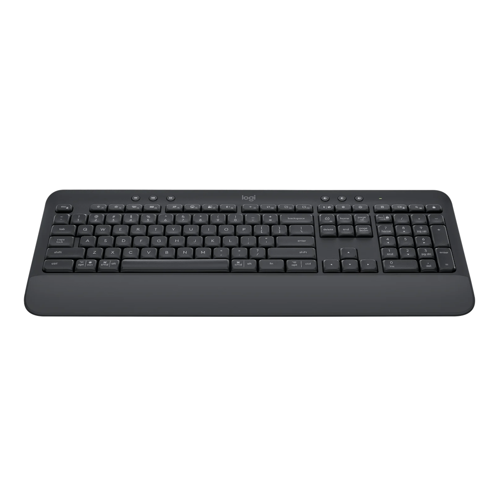 A large main feature product image of Logitech Signature K650 Wireless Comfort Keyboard - Graphite