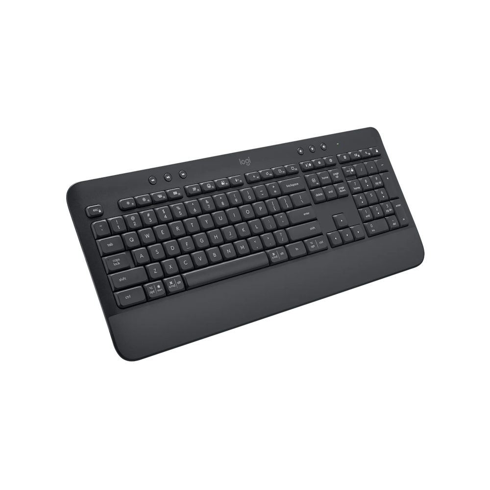 A large main feature product image of Logitech Signature K650 Wireless Comfort Keyboard - Graphite