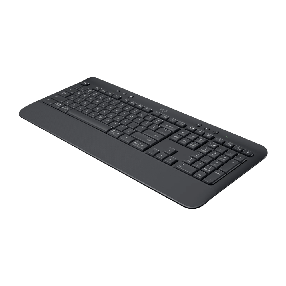 A large main feature product image of Logitech Signature K650 Wireless Comfort Keyboard - Graphite