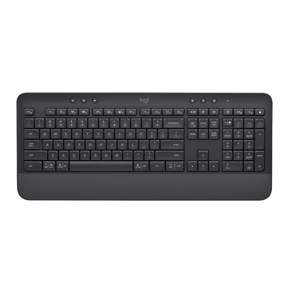 A large main feature product image of Logitech Signature K650 Wireless Comfort Keyboard - Graphite