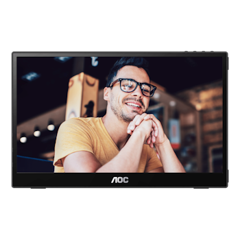 Product image of AOC 16T3E 15.6" FHD 60Hz IPS Monitor - Click for product page of AOC 16T3E 15.6" FHD 60Hz IPS Monitor