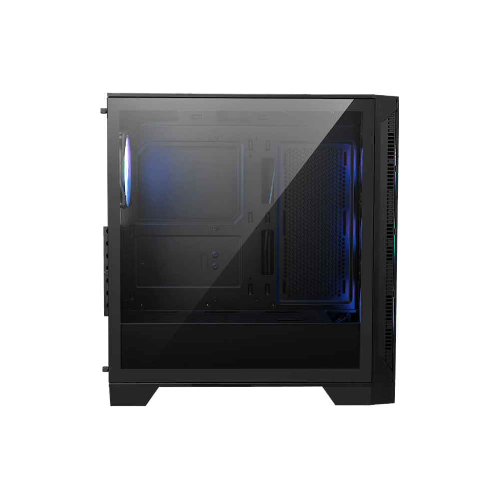 A large main feature product image of MSI MAG Forge 320R Airflow Mid Tower Case - Black