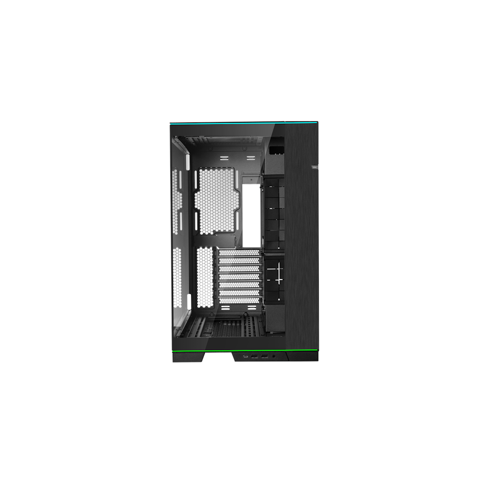 A large main feature product image of Lian Li O11D EVO RGB Mid Tower Case - Black