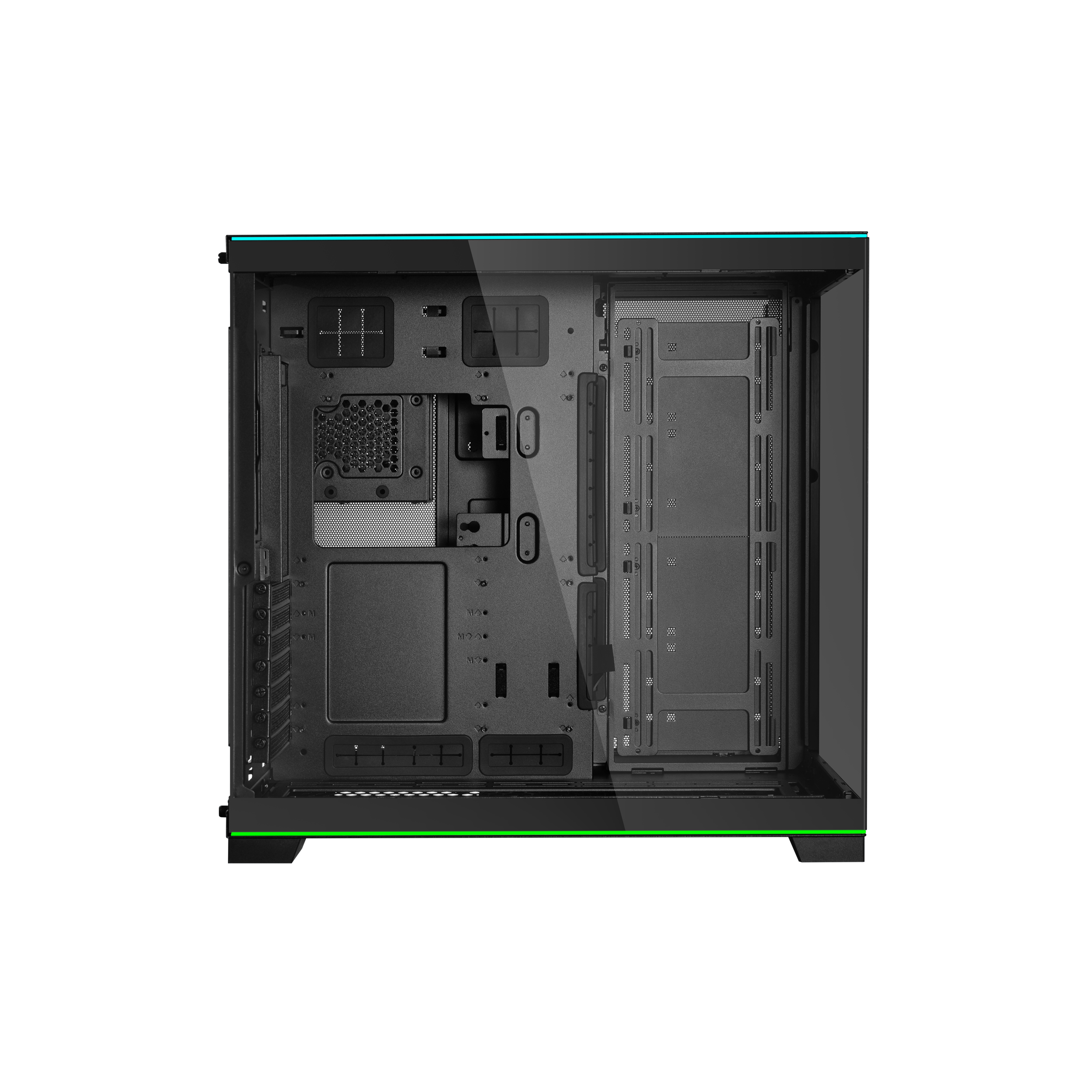 A large main feature product image of Lian Li O11 Dynamic EVO RGB - Mid Tower ATX Case (Black)
