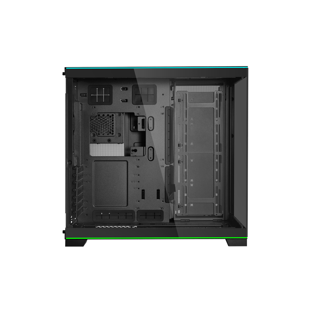 A large main feature product image of Lian Li O11 Dynamic EVO RGB - Mid Tower ATX Case (Black)