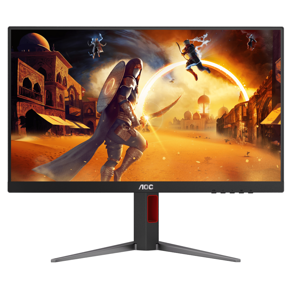 A large main feature product image of AOC Gaming 24G4 - 24" 1080p 180Hz IPS Monitor