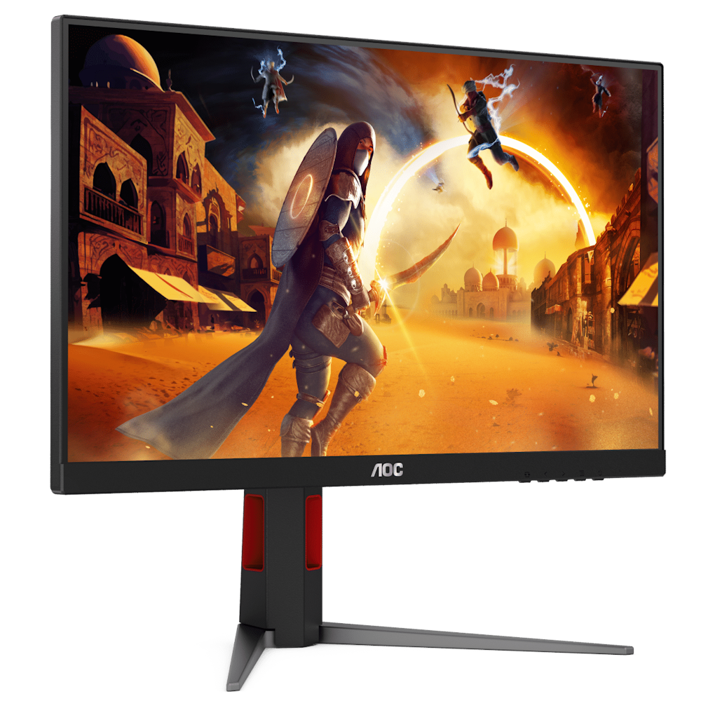 A large main feature product image of AOC Gaming 24G4 23.8" FHD 180Hz IPS Monitor