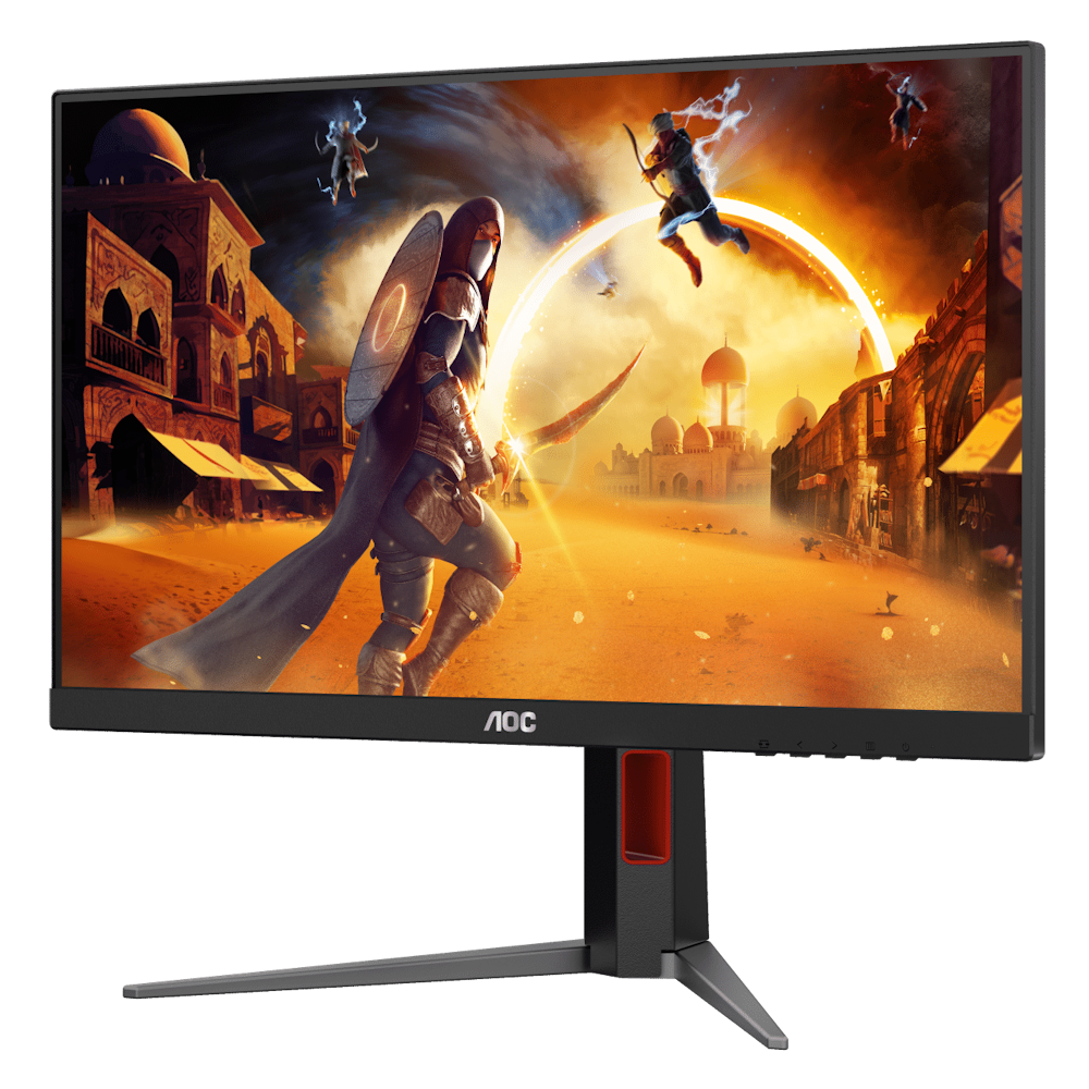 A large main feature product image of AOC Gaming 27G4 - 27" FHD 180Hz IPS Monitor