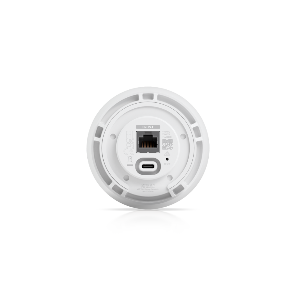 A large main feature product image of Ubiquiti UniFi G5 Pro - Indoor/Outdoor 4K HD PoE Camera