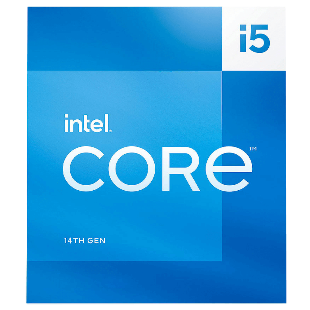 A large main feature product image of Intel Core i5 14500 Raptor Lake  14 Core 20 Thread Up to 5.0GHz LGA1700