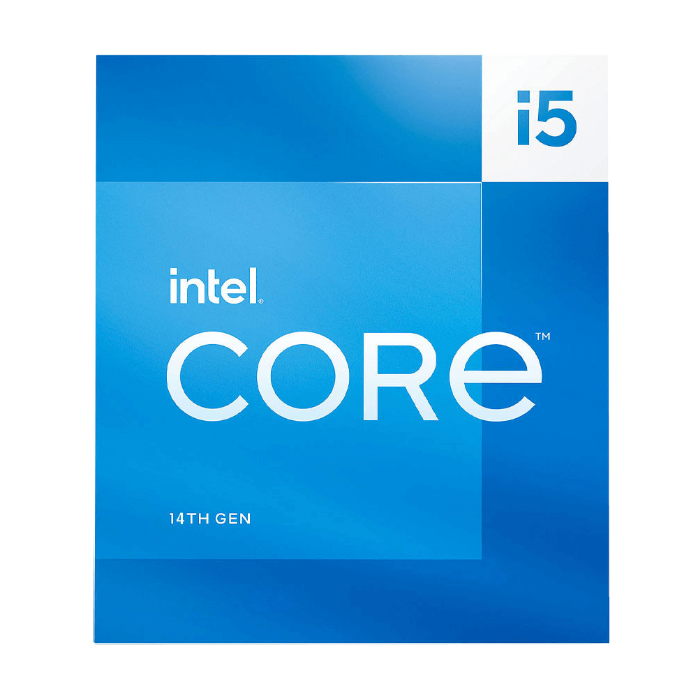 A large main feature product image of Intel Core i5 14500 Raptor Lake  14 Core 20 Thread Up to 5.0GHz LGA1700