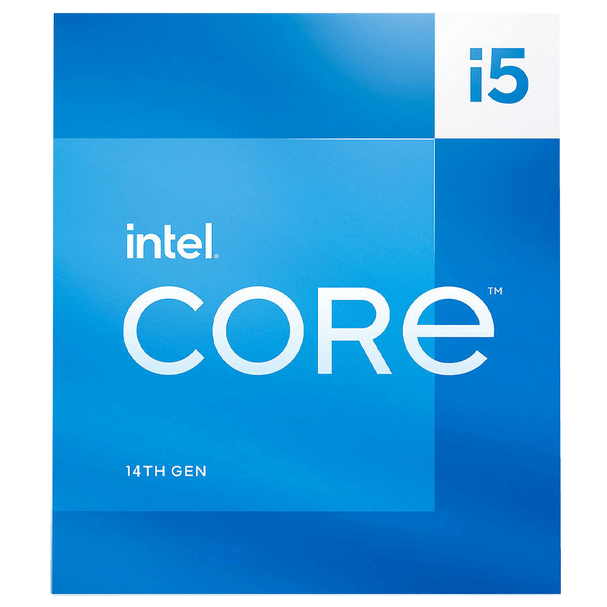 A large main feature product image of Intel Core i5 14400 Raptor Lake 10 Core 16 Thread Up To 4.7GHz LGA1700