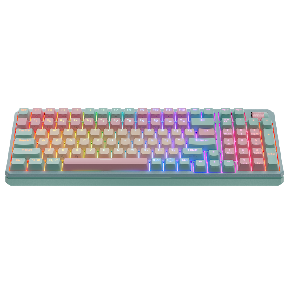 A large main feature product image of Cooler Master MK770 Macaron Hybrid Wireless Keyboard - Kailh Box V2 Red Switch