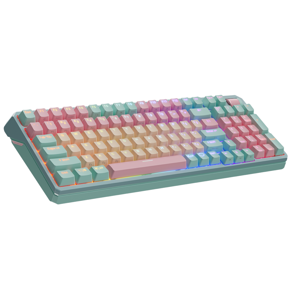 A large main feature product image of Cooler Master MK770 Macaron Hybrid Wireless Keyboard - Kailh Box V2 White Switch