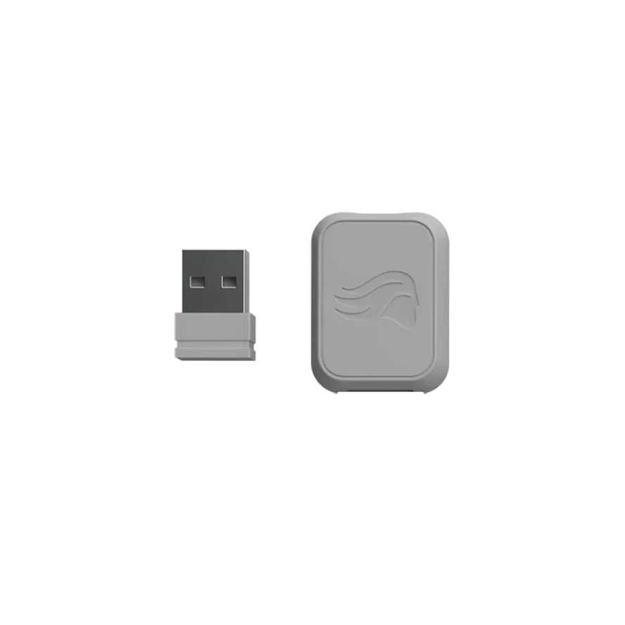 A large main feature product image of Glorious Wireless Dongle Replacement Kit V2 - Matte Grey