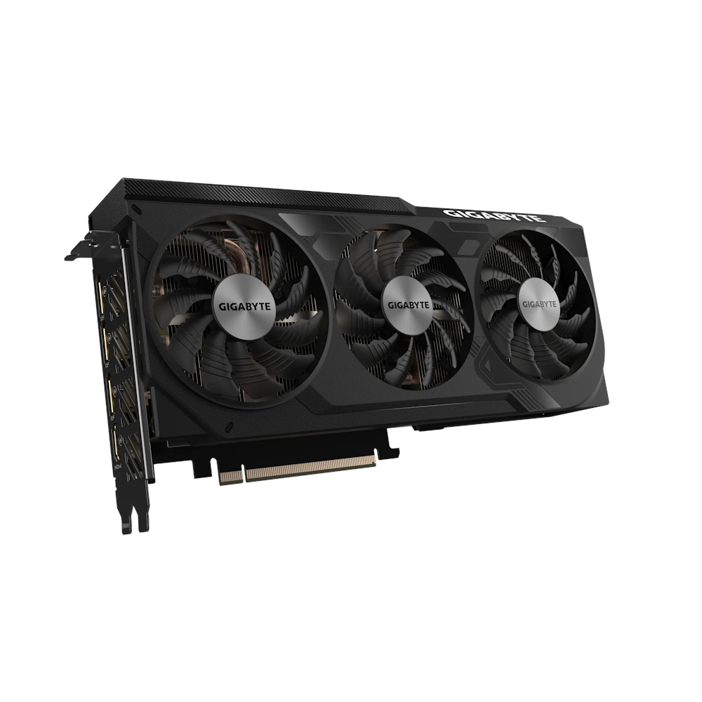 A large main feature product image of Gigabyte GeForce RTX 4070 SUPER Windforce OC 12GB GDDR6X 