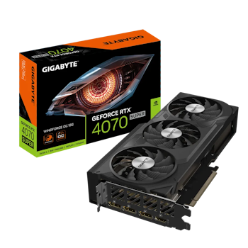Product image of Gigabyte GeForce RTX 4070 SUPER Windforce OC 12GB GDDR6X  - Click for product page of Gigabyte GeForce RTX 4070 SUPER Windforce OC 12GB GDDR6X 