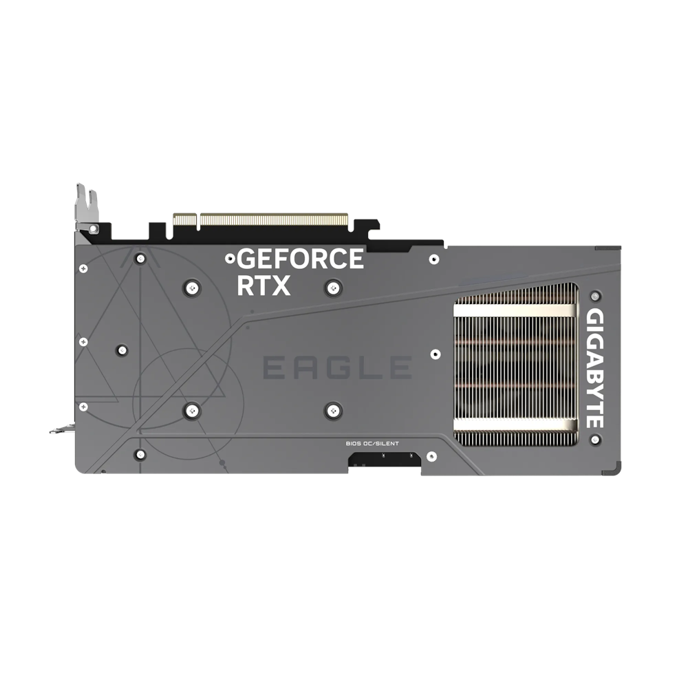 A large main feature product image of Gigabyte GeForce RTX 4070 SUPER Eagle OC 12GB GDDR6X 