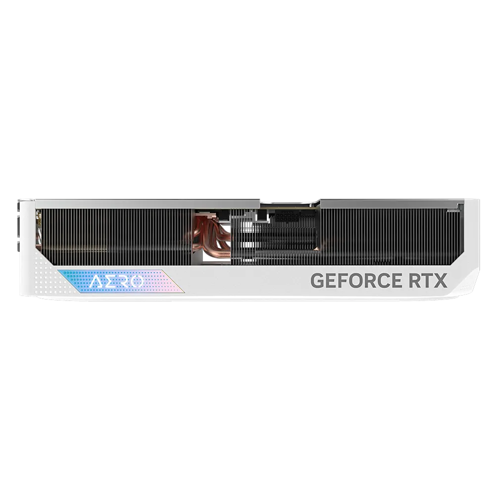 A large main feature product image of Gigabyte GeForce RTX 4080 SUPER Aero OC ATX 16GB GDDR6X 