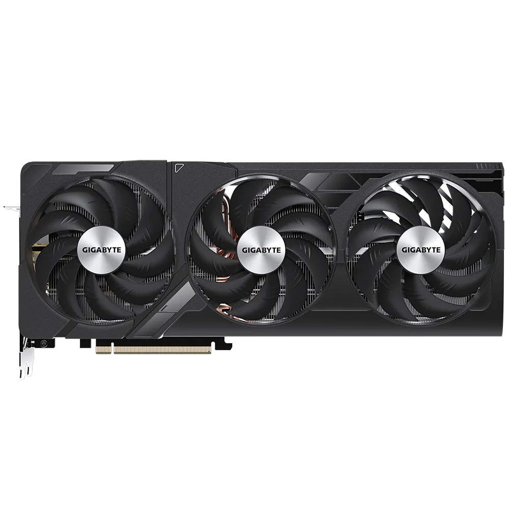 A large main feature product image of Gigabyte GeForce RTX 4080 SUPER Windforce 16GB GDDR6X