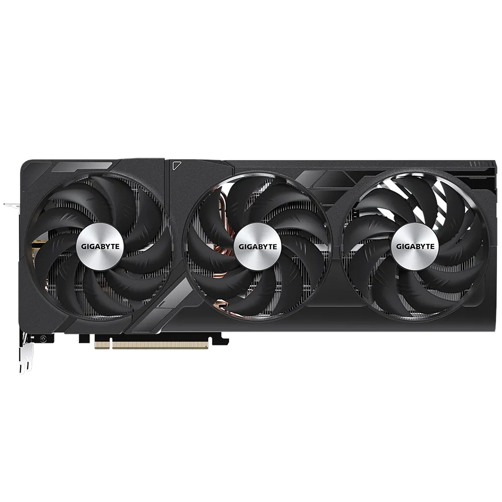 A large main feature product image of Gigabyte GeForce RTX 4080 SUPER Windforce 16GB GDDR6X