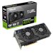 A product image of ASUS GeForce RTX 4070 SUPER Dual OC 12GB GDDR6X - Black