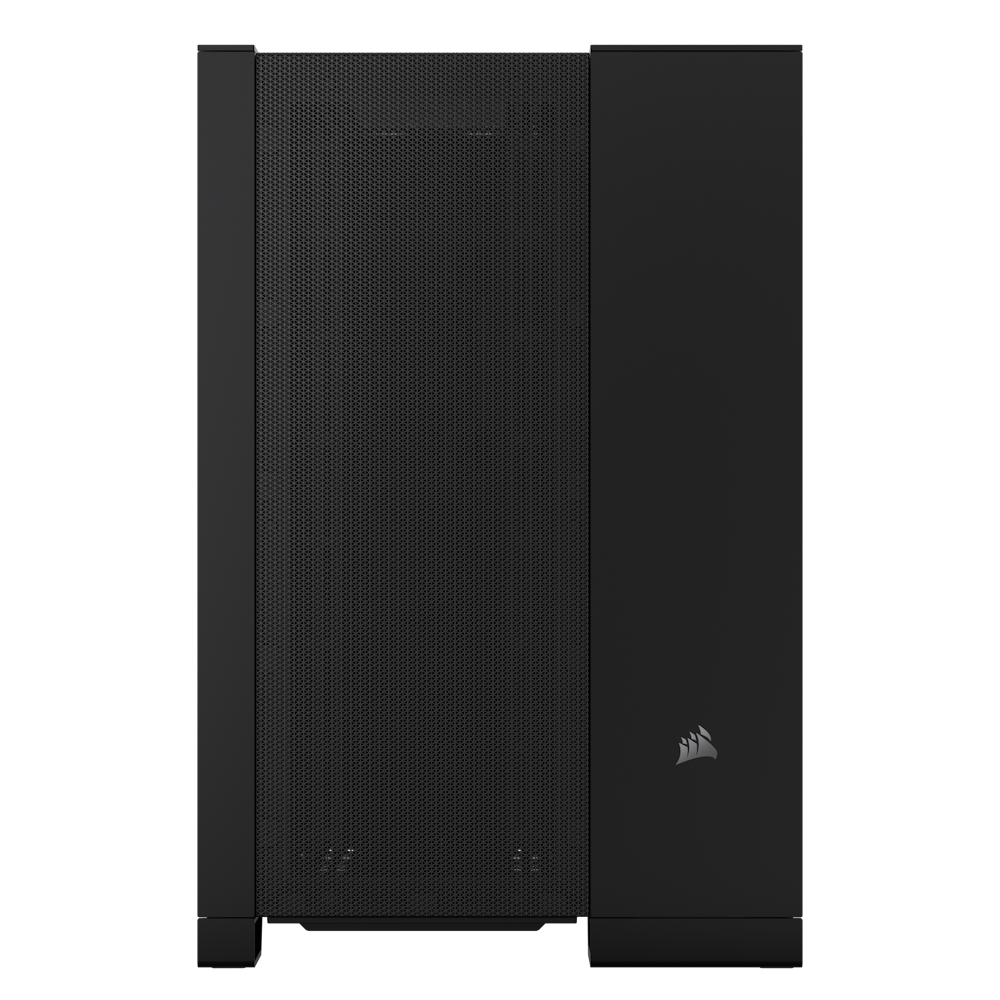 A large main feature product image of Corsair 6500D Airflow Tempered Glass Mid Tower Case - Black