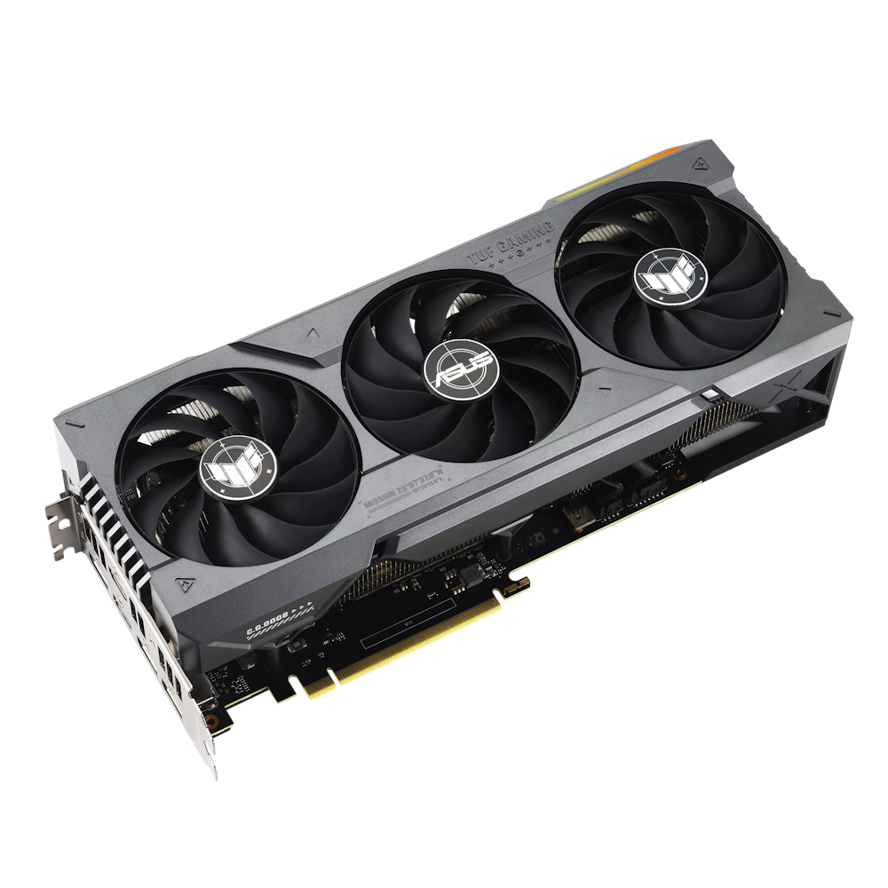 A large main feature product image of ASUS GeForce  RTX 4070 Ti SUPER TUF Gaming OC 16GB GDDR6X