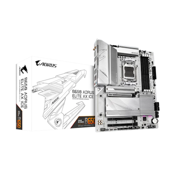 Product image of Gigabyte B650 AORUS Elite AX Ice AM5 ATX Desktop motherboard - Click for product page of Gigabyte B650 AORUS Elite AX Ice AM5 ATX Desktop motherboard