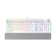 A small tile product image of Fantech Gaming PC Mechanical Keyboard LED Backlit Anti-Ghostong Key with Knob and Wrist Rest - White (Red Switch)