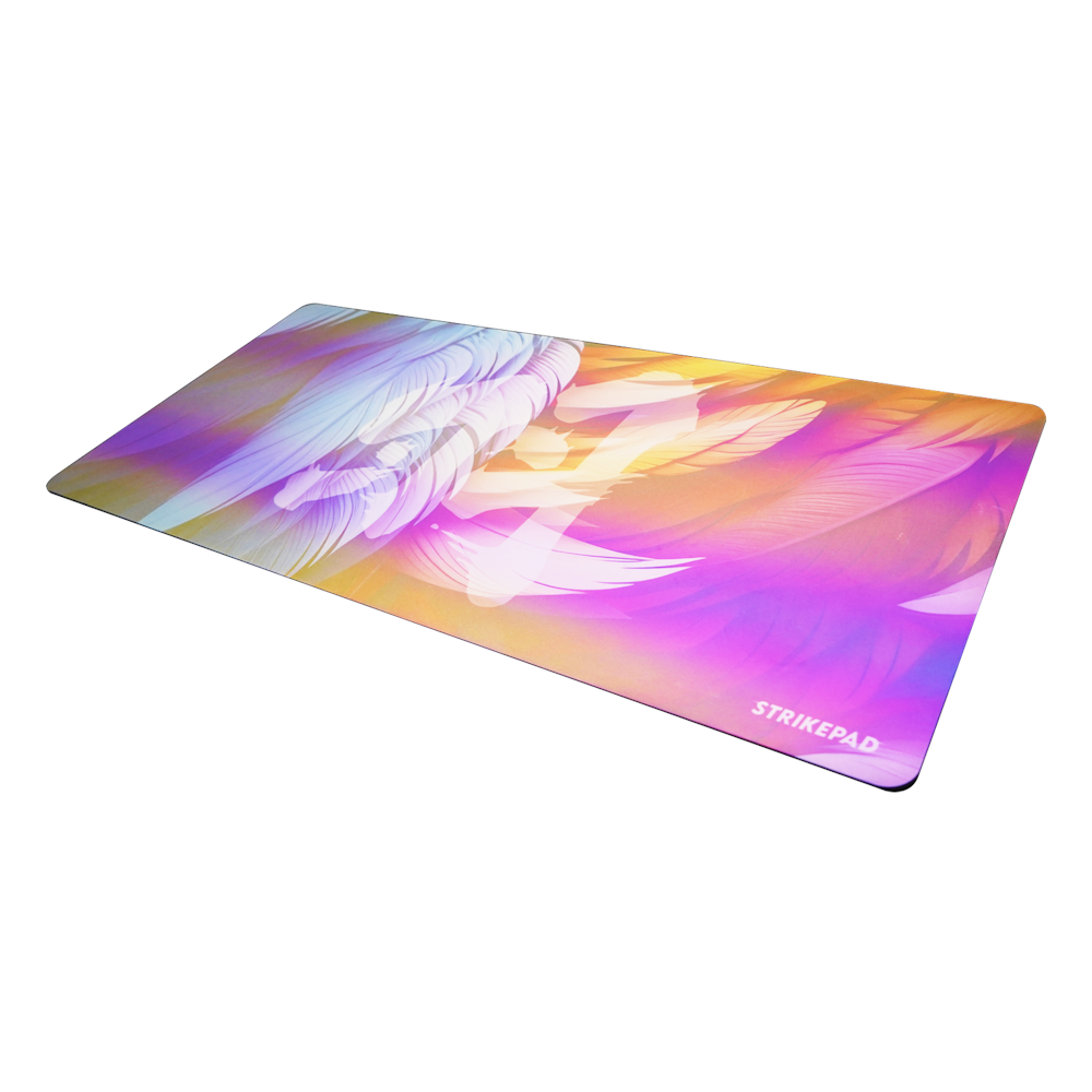 A large main feature product image of Fantech MST901 Full Size Holographic Mousemat Anti-Slip Rubber Desk Mouse Pad
