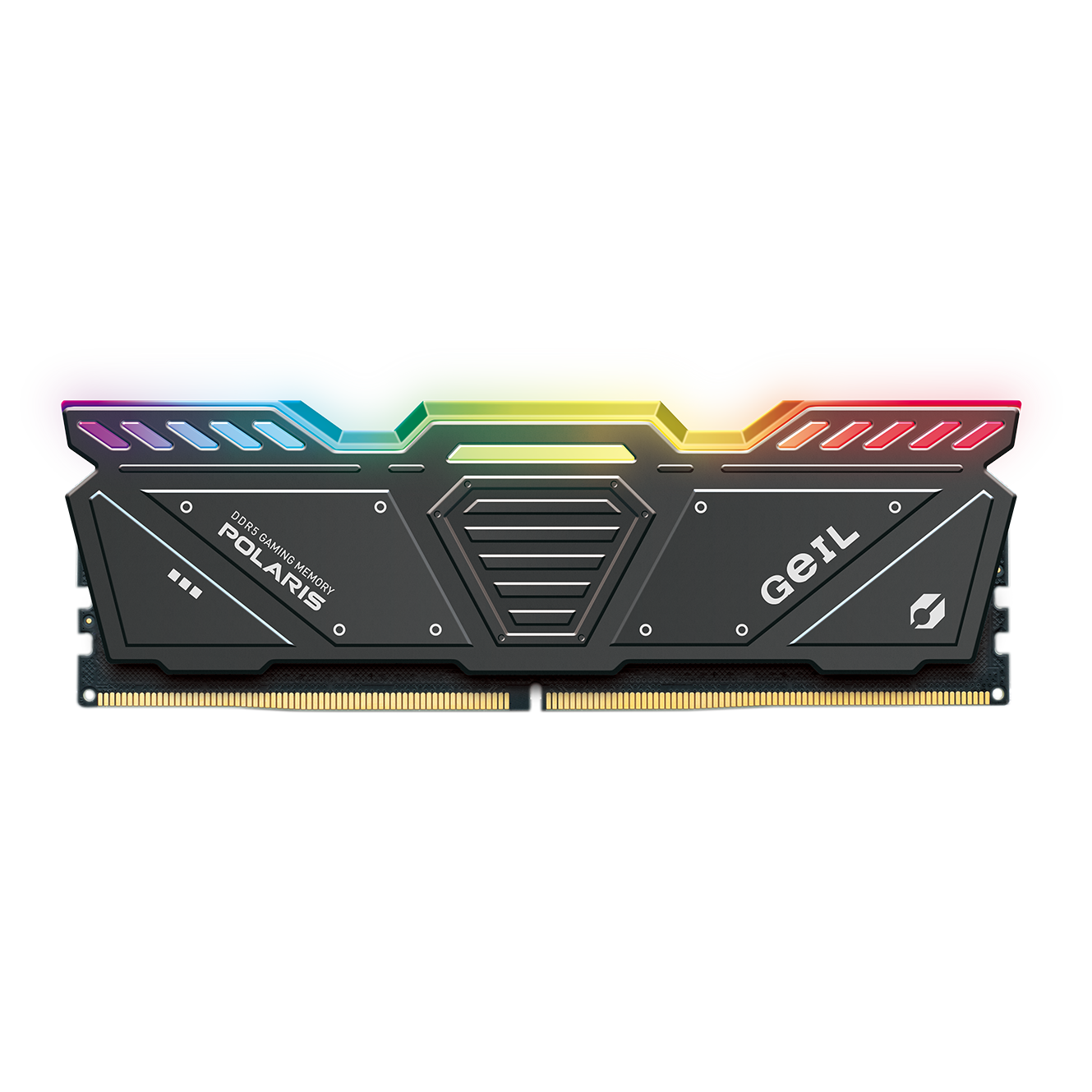 A large main feature product image of GeIL Polaris RGB 32GB Kit (2x16GB) EXPO DDR5-6000 C38 (Grey)