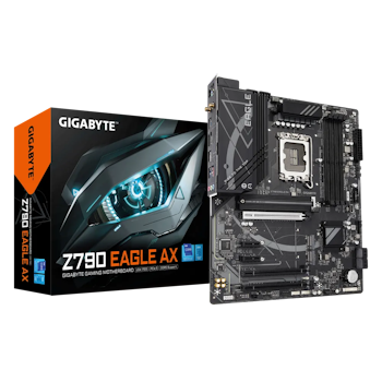 Product image of Gigabyte Z790 Eagle AX LGA1700 ATX Desktop Motherboard - Click for product page of Gigabyte Z790 Eagle AX LGA1700 ATX Desktop Motherboard