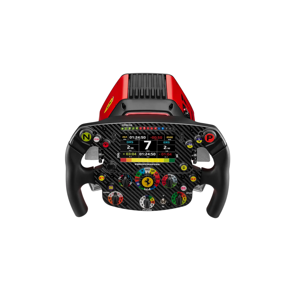 A large main feature product image of Thrustmaster T818 Ferrari SF1000 - Simulator Bundle
