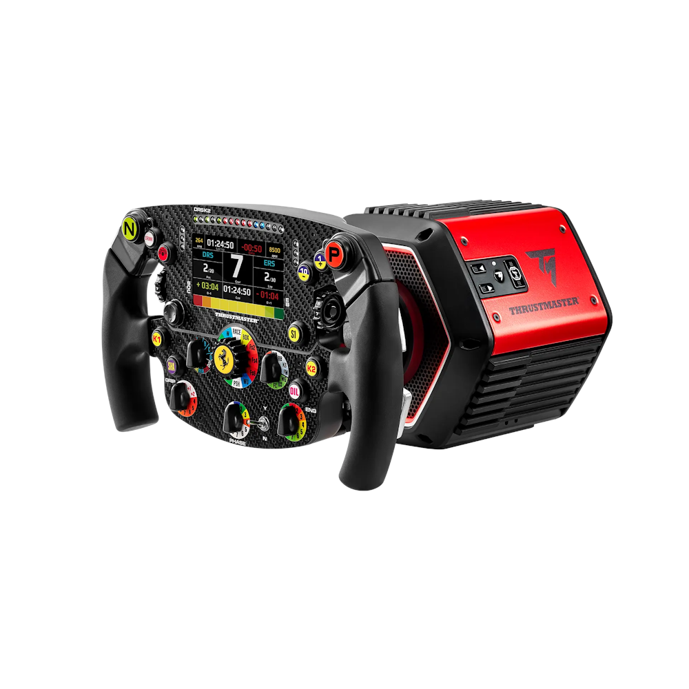 A large main feature product image of Thrustmaster T818 Ferrari SF1000 - Simulator Bundle