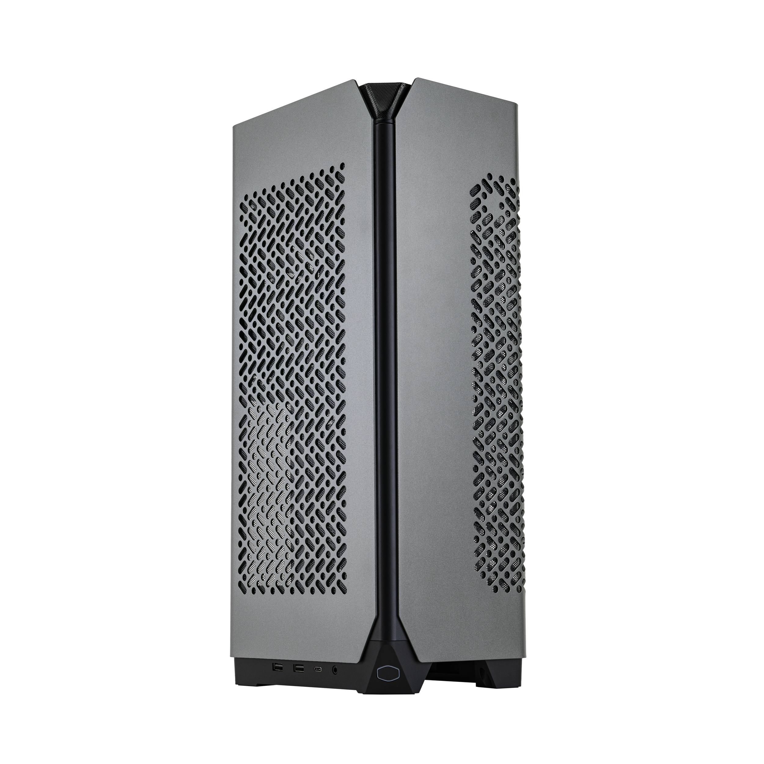 A large main feature product image of Cooler Master NCORE 100 MAX SFF 17.5L Vertical Mini-ITX Case (Dark Grey)