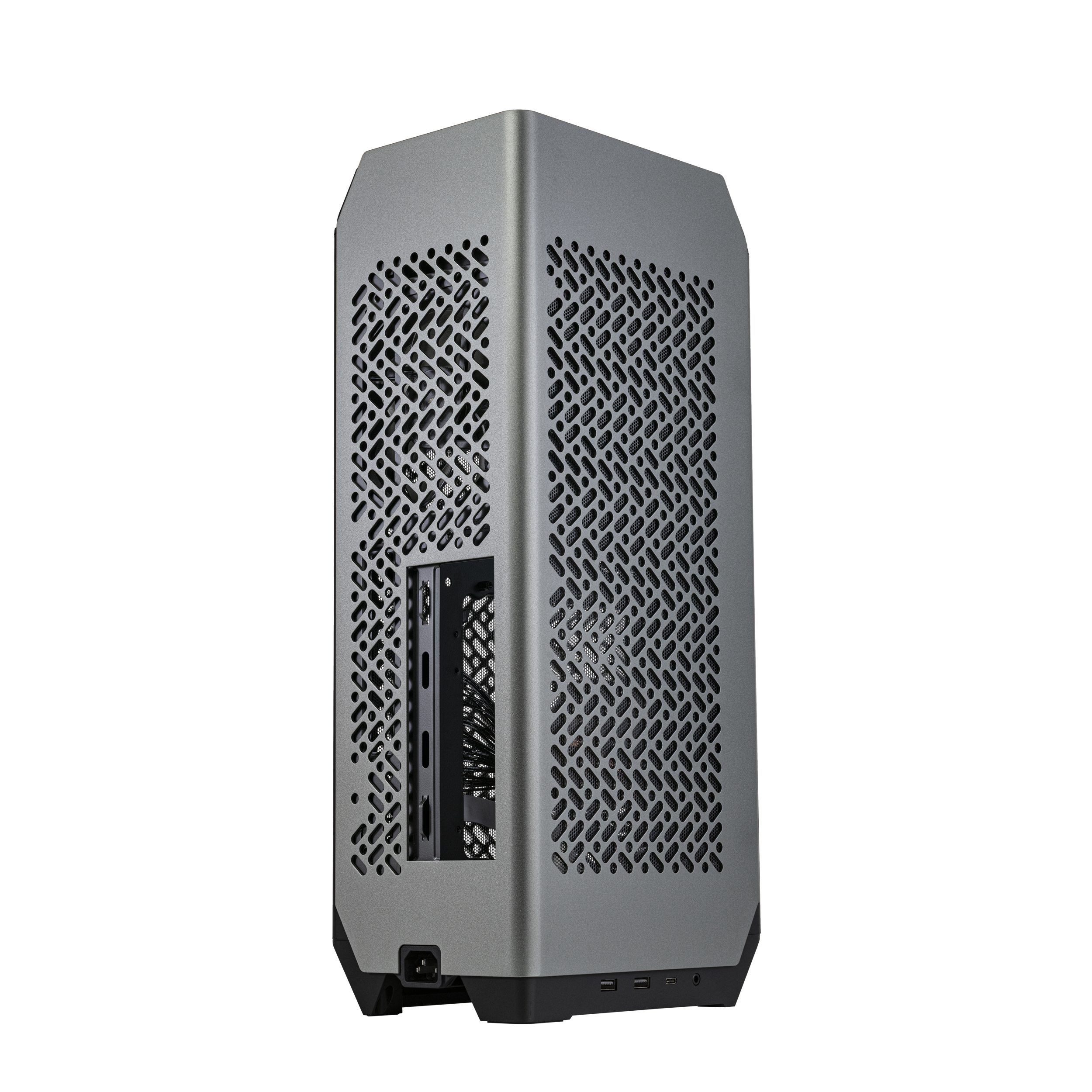 A large main feature product image of Cooler Master NCORE 100 MAX SFF 17.5L Vertical Mini-ITX Case (Dark Grey)