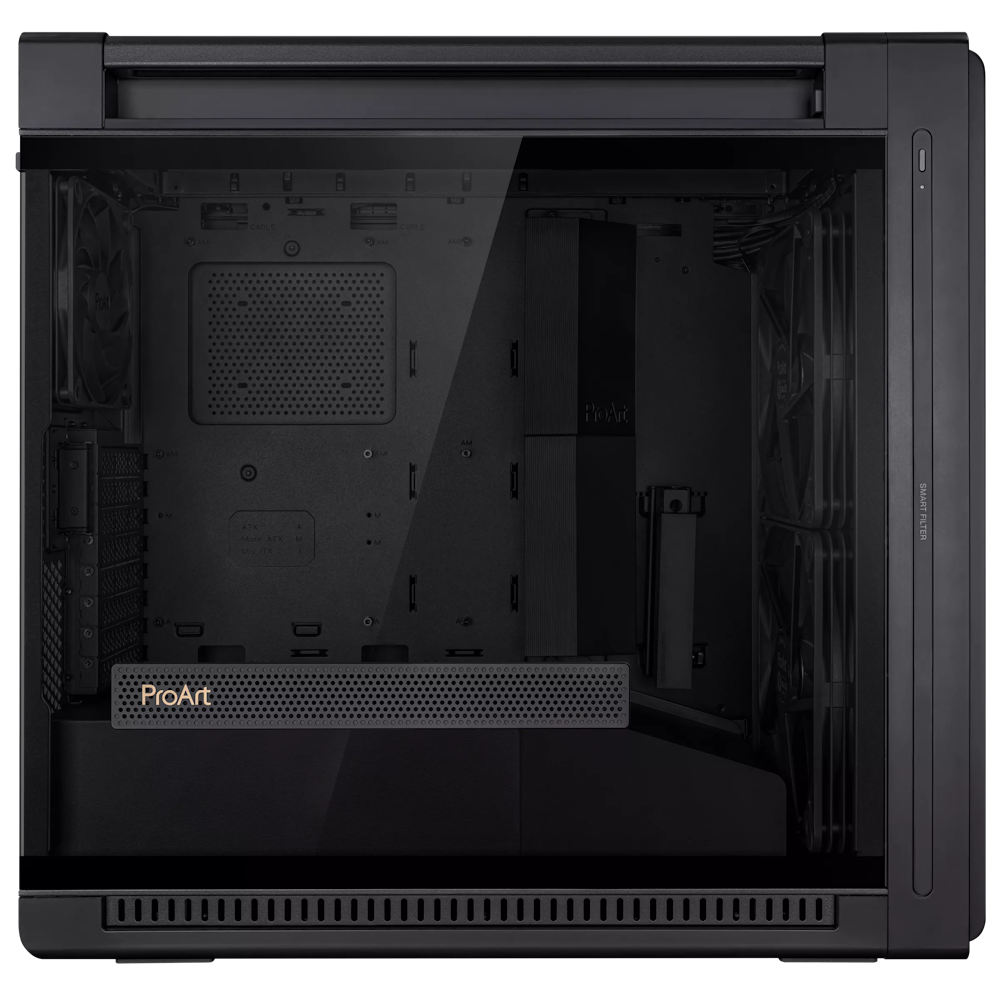 A large main feature product image of ASUS ProArt PA602 Mid Tower Case - Black