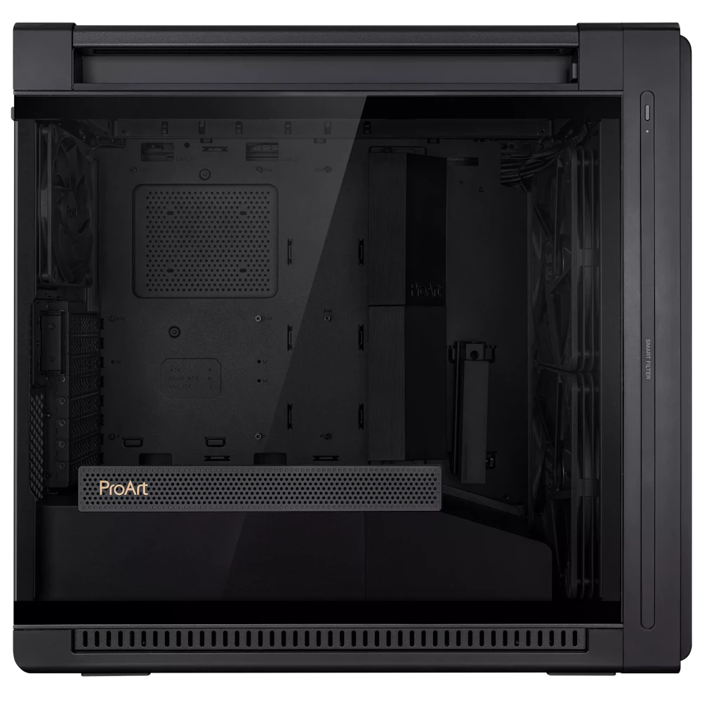 A large main feature product image of ASUS ProArt PA602 Mid Tower Case - Black