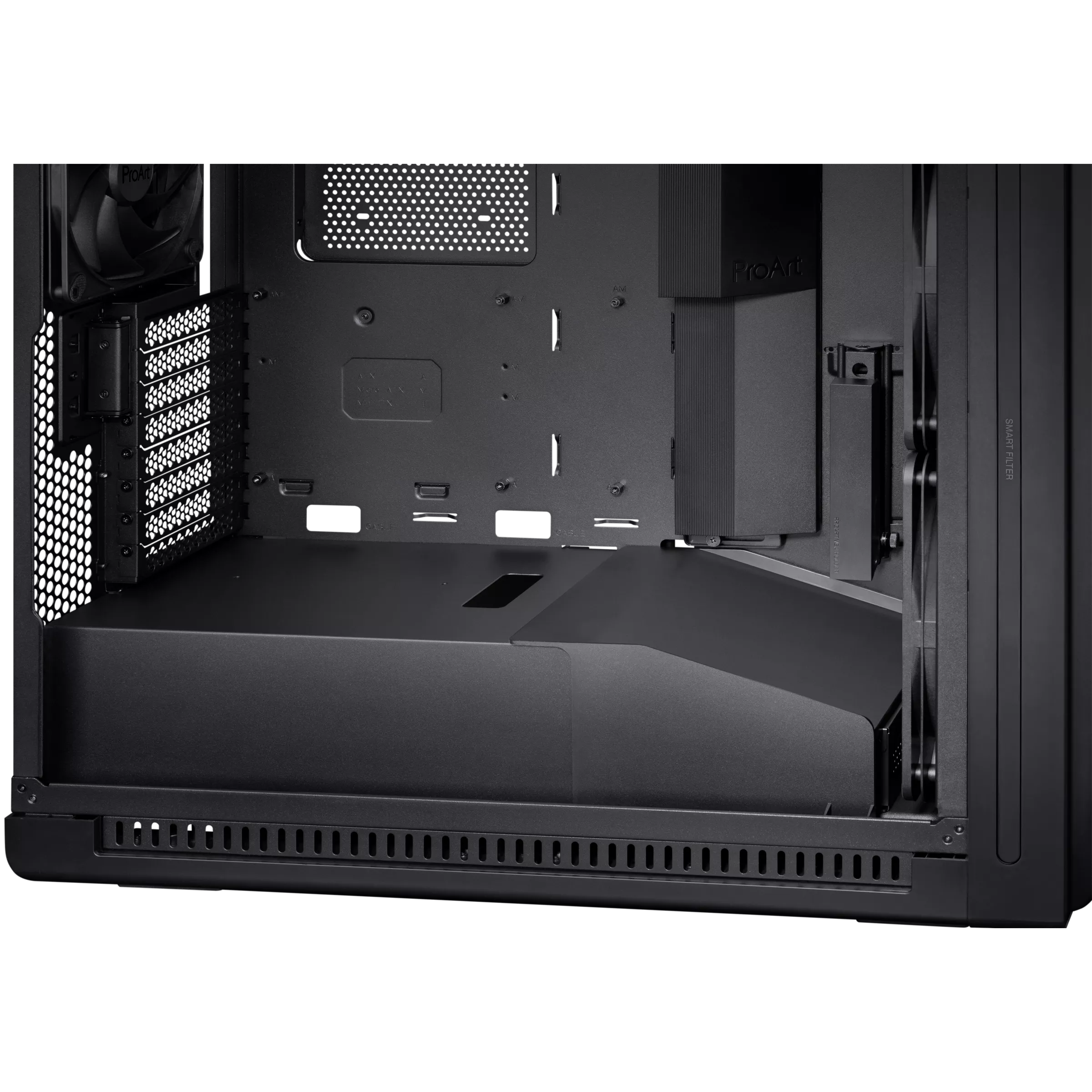 A large main feature product image of ASUS ProArt PA602 Mid Tower Case - Black