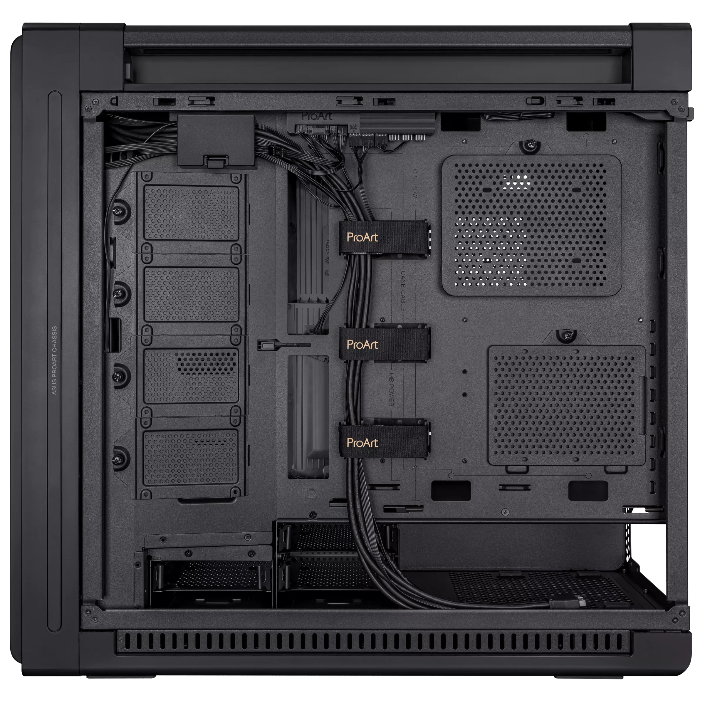 A large main feature product image of ASUS ProArt PA602 Mid Tower Case - Black